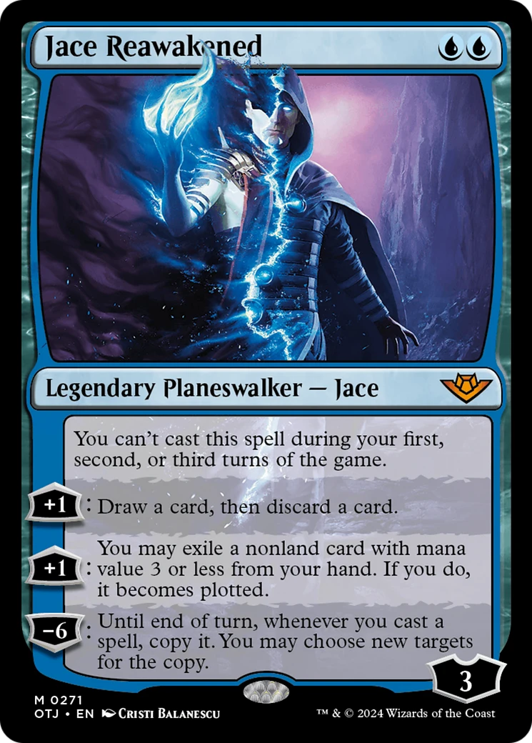 Jace Reawakened (OTJ-271) - Outlaws of Thunder Junction - Game Nerdz