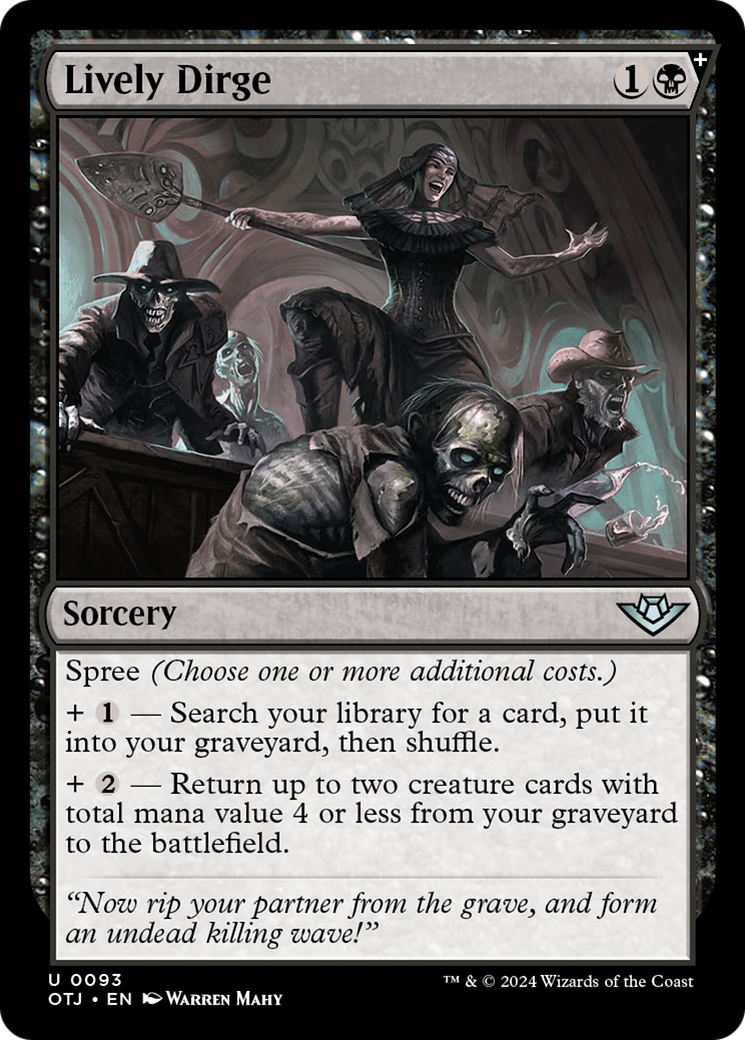 mtg cards with spree Magic: the Gathering - Shattering - Guildpact a weapon the Boros cant confiscate Lively Dirge (OTJ-093) - Outlaws