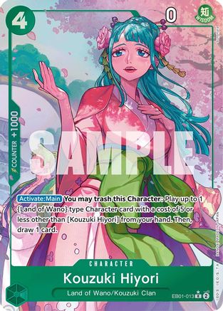 Kouzuki Hiyori (Alternate Art) (EB01-013) Extra Booster: Memorial