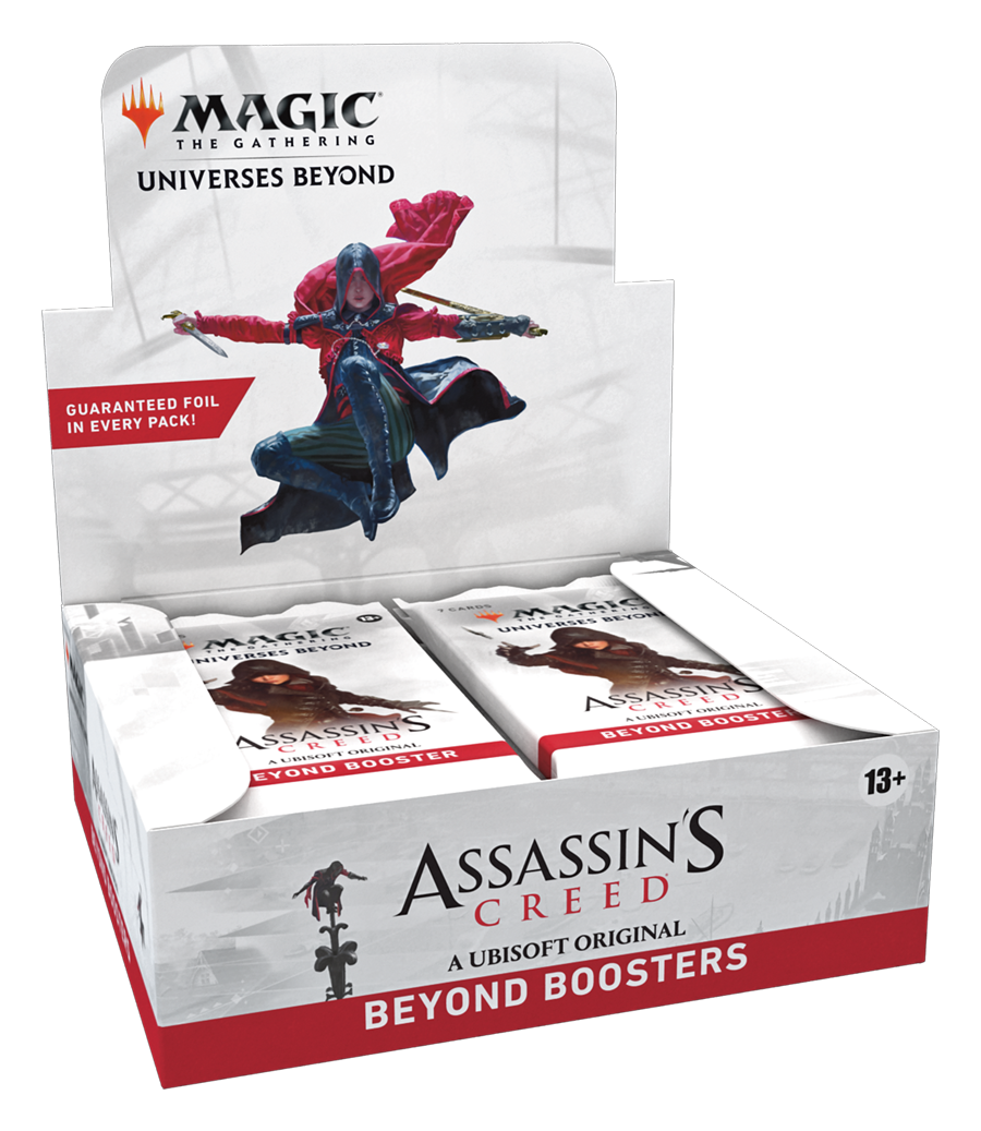 assassin's creed mtg card Amazon.com: Magic: The Gathering - Assassin's Creed Bundle | 9 Beyond  Boosters + Accessories