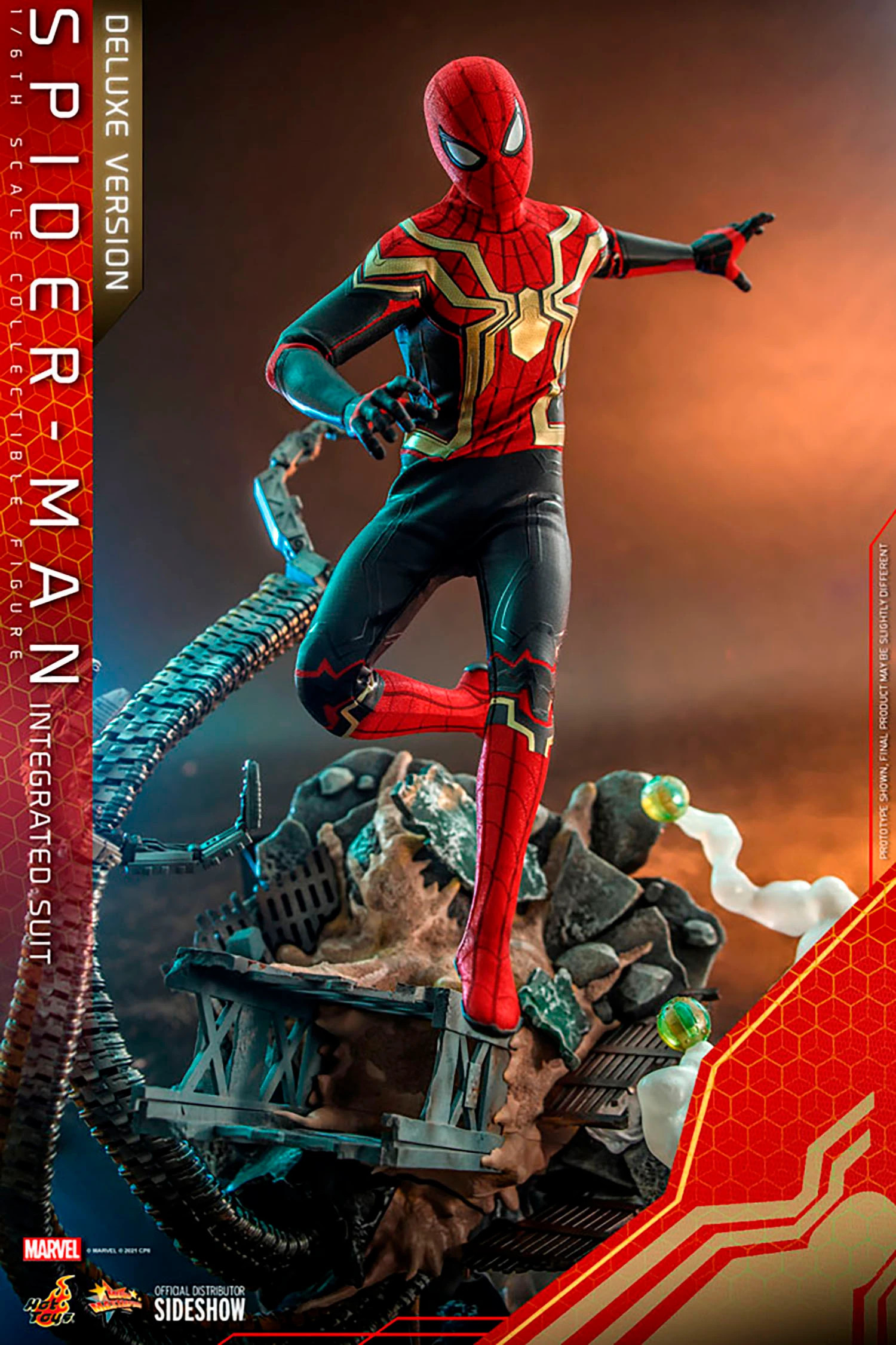 アメコミ Spider-Man Integrated Suit Deluxe Ver Spider-Man Integrated Suit Deluxe Sixth Scale Figure - Comic