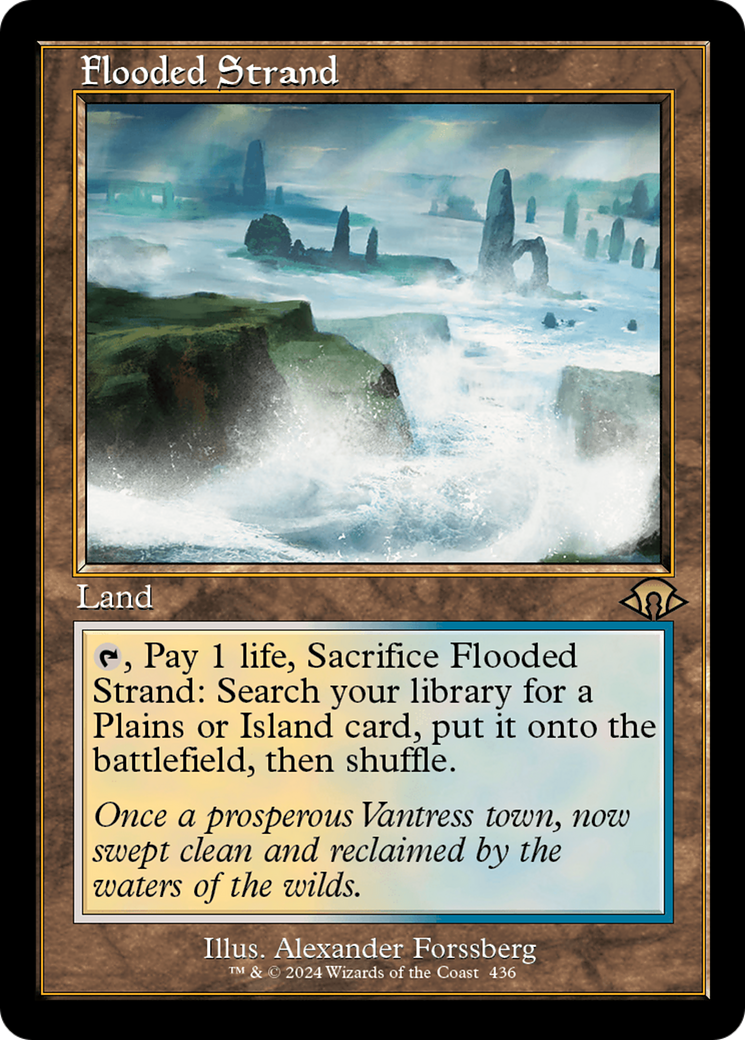Flooded Strand (MH3-436) - Modern Horizons 3 Foil - Game Nerdz