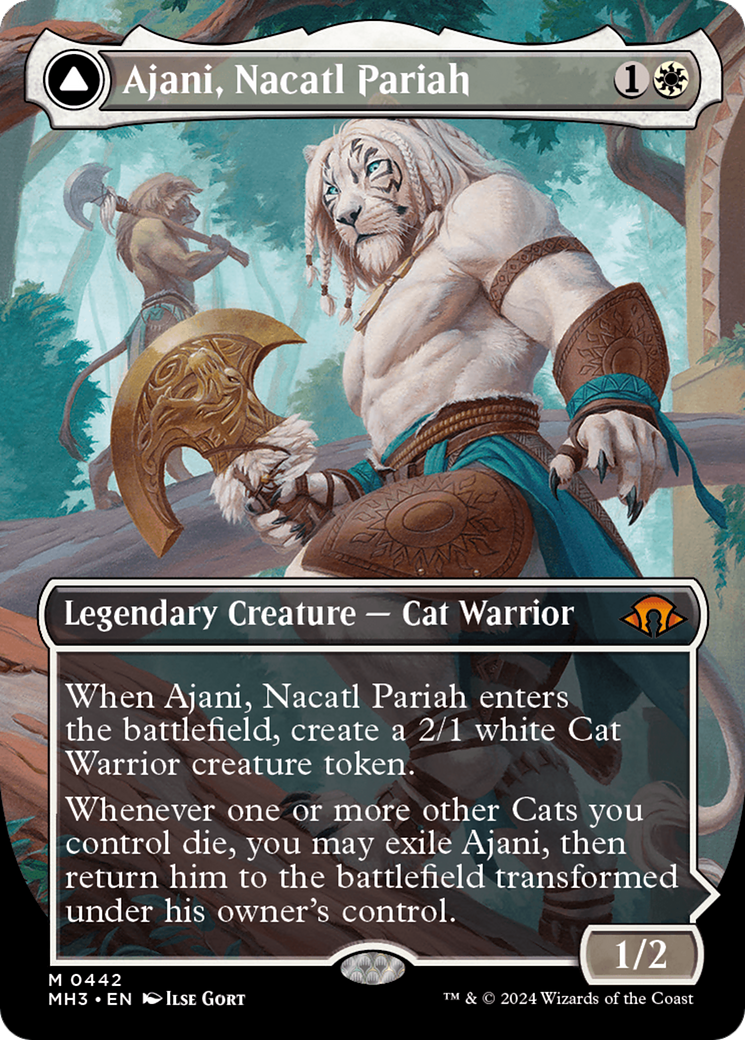 Ajani, Nacatl Pariah // Ajani, Nacatl Avenger (MH3-442) - Modern