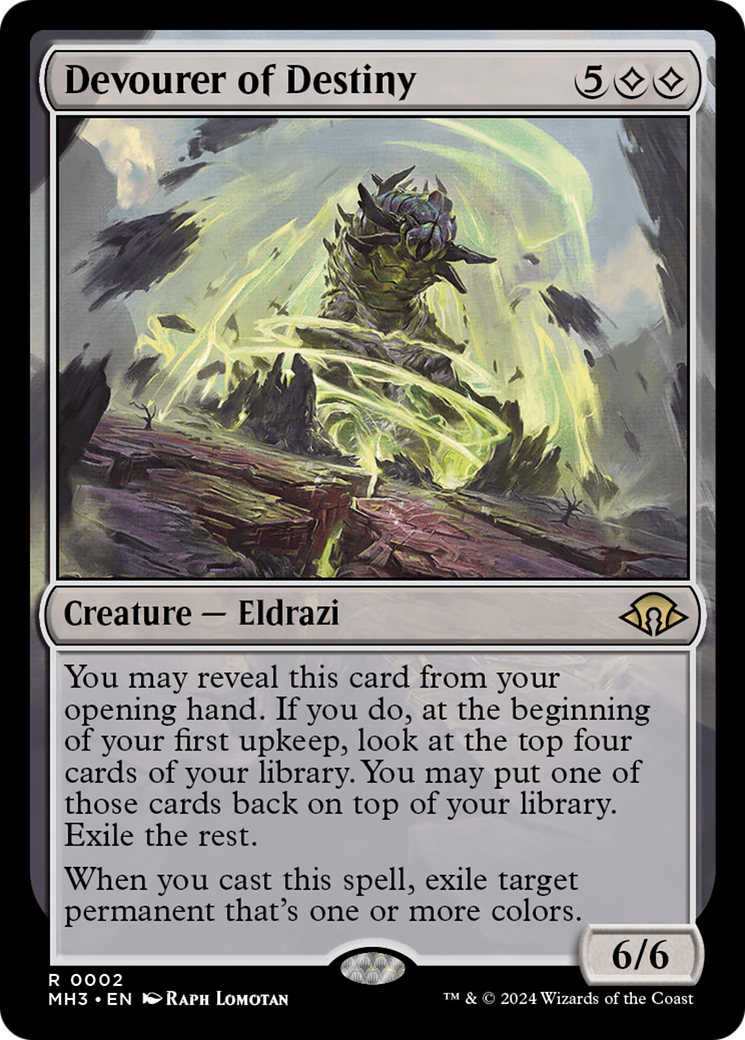mtg mh3 eldrazi cards Magic: The Gathering Modern Horizons 3 Commander Deck – Incursion (100-Card Deck, 2-Card Collector Booster Sample Pack + Accessories) : Toys & Games When you cast this spell and when Eldrazi Repurposer dies MH3 Eldrazi : r/EldraziMTG