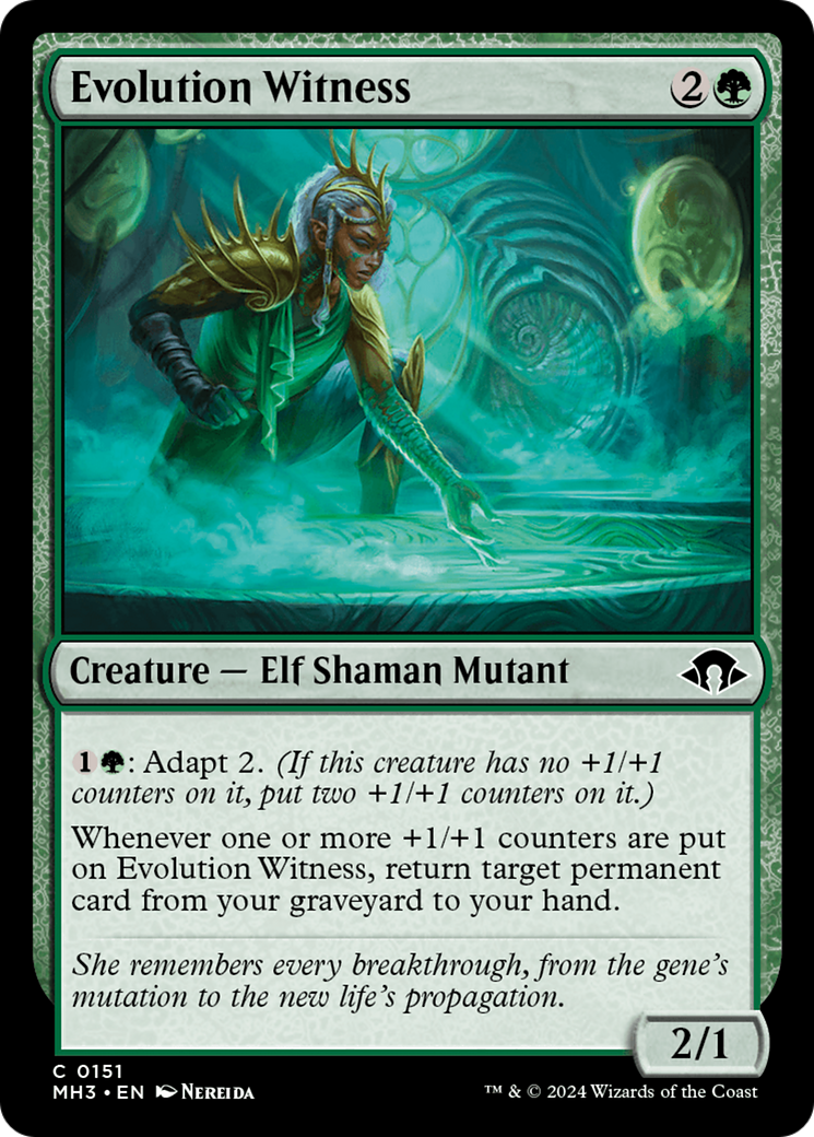 Evolution Witness (MH3-151) - Modern Horizons 3 Foil - Game Nerdz