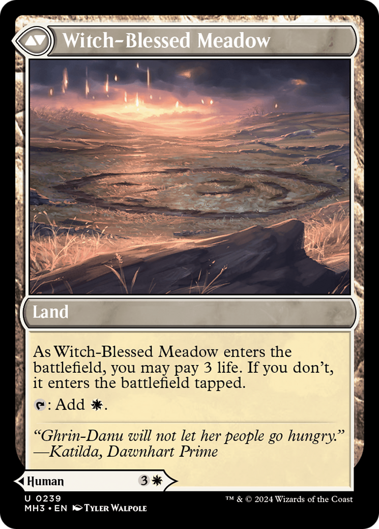 Witch Enchanter // Witch-Blessed Meadow (MH3-239) - Modern