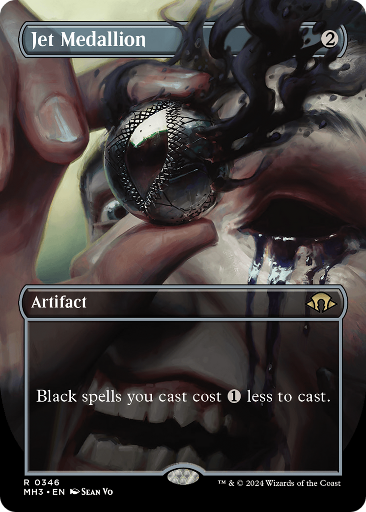 medallion cards mtg Magic The Gathering - Ruby (Artifact, 265/337) Modern Horizons 3 (MH3) #348 Illustrated by Martina Pilcerova Magic Sapphire Medallion (Foil-Etched)