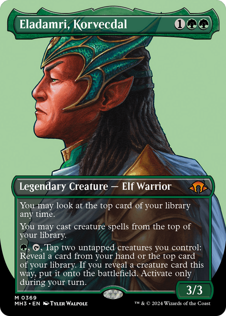 Eladamri, Korvecdal (MH3-369) - Modern Horizons 3 (Borderless) - Game Nerdz