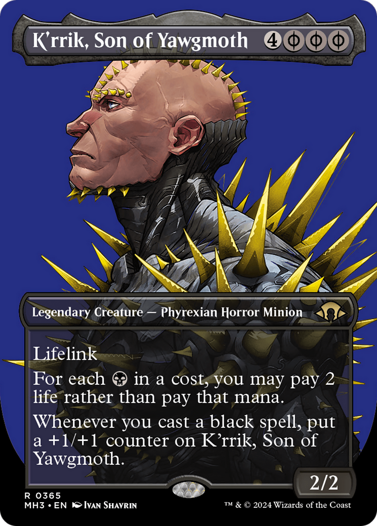 K'rrik, Son of Yawgmoth (MH3-365) - Modern Horizons 3 (Borderless