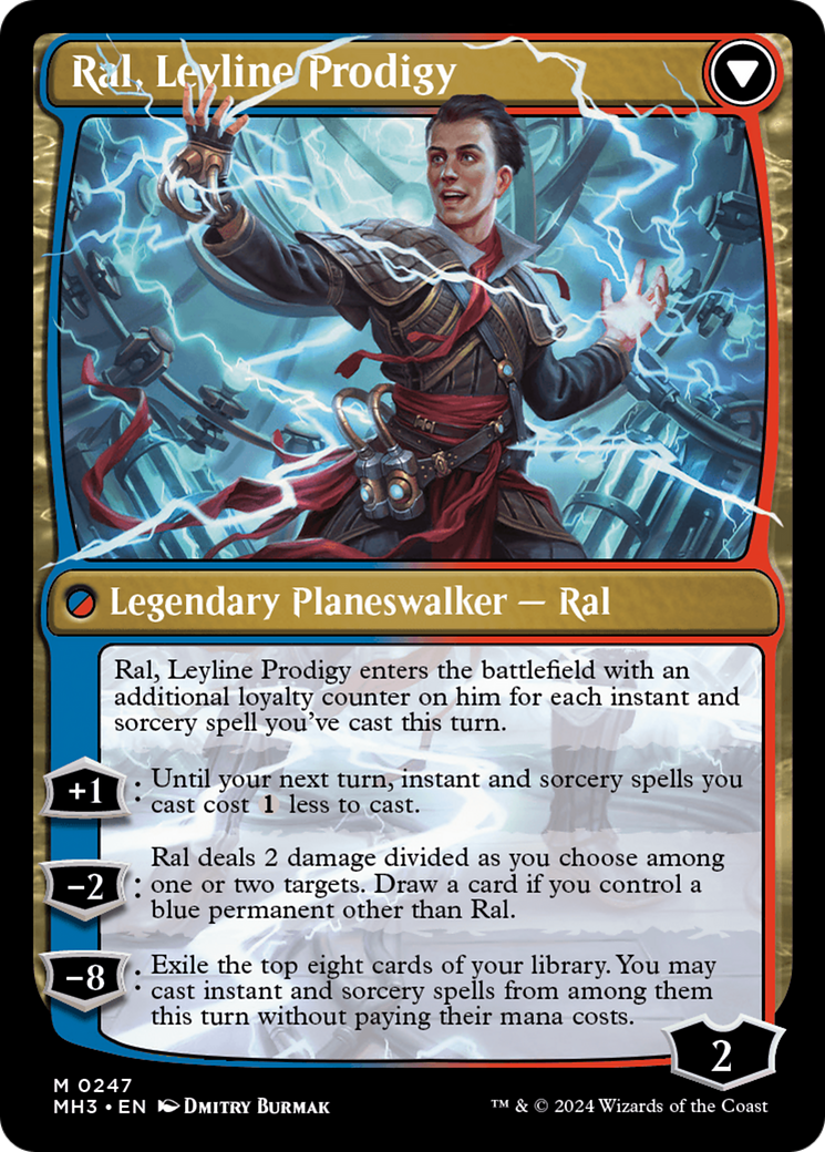 Ral, Monsoon Mage // Ral, Leyline Prodigy (MH3-247) - Modern