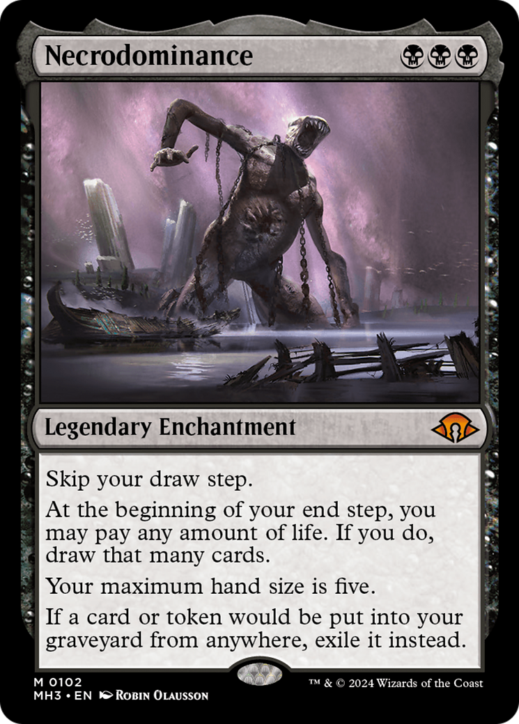 Magic the Gathering Modern Horizons 3 Mythic Rare Necrodominance #102