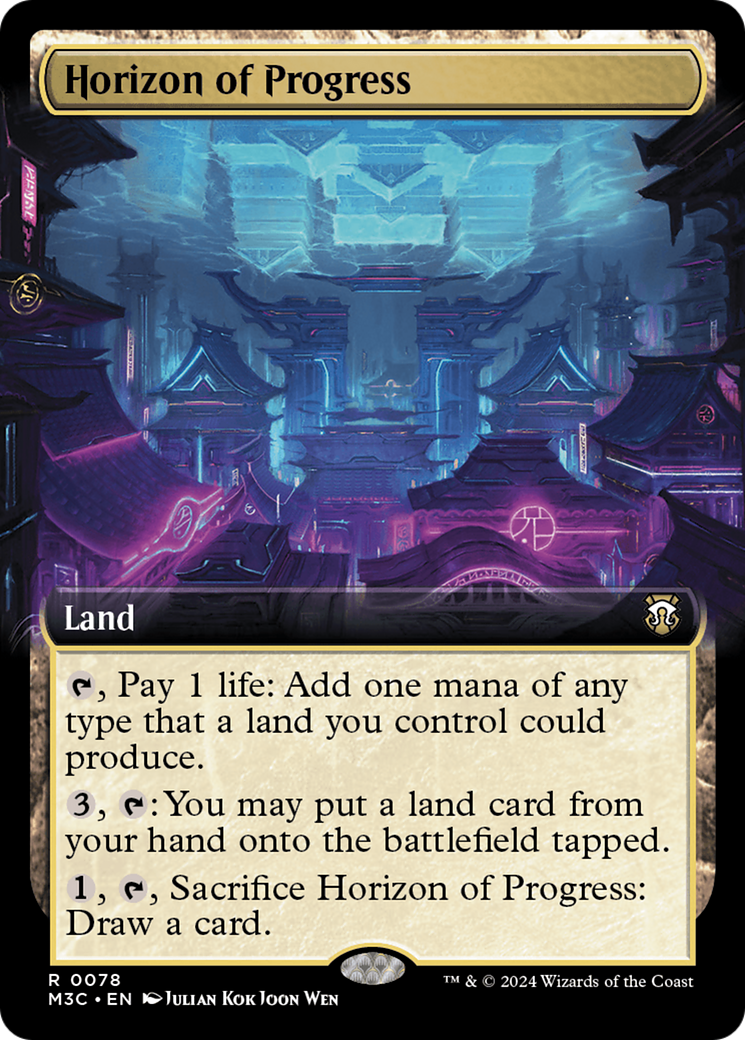 Horizon of Progress (M3C-078) - Modern Horizons 3 Commander: (Extended Art) - Game Nerdz Horizon of Progress (M3C-078) - Modern Horizons 3 Commander: (Extended Art) - Game Nerdz