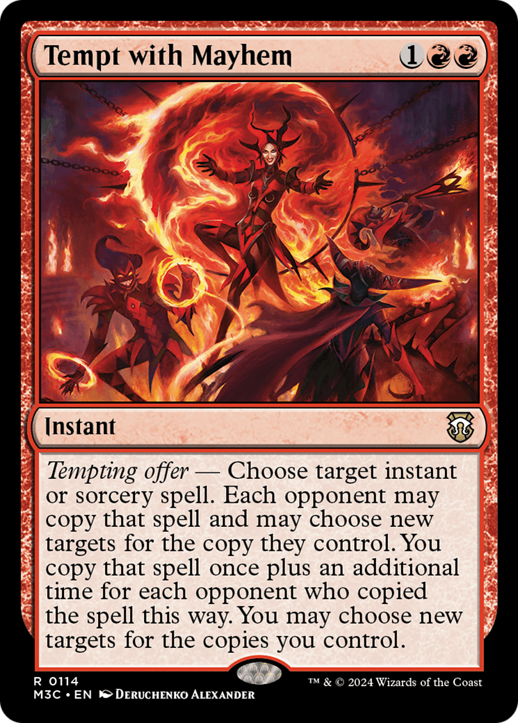 Tempt with Mayhem (M3C-114) - Modern Horizons 3 Commander - Game Nerdz Tempt with Mayhem (M3C-114) - Modern Horizons 3 Commander - Game Nerdz