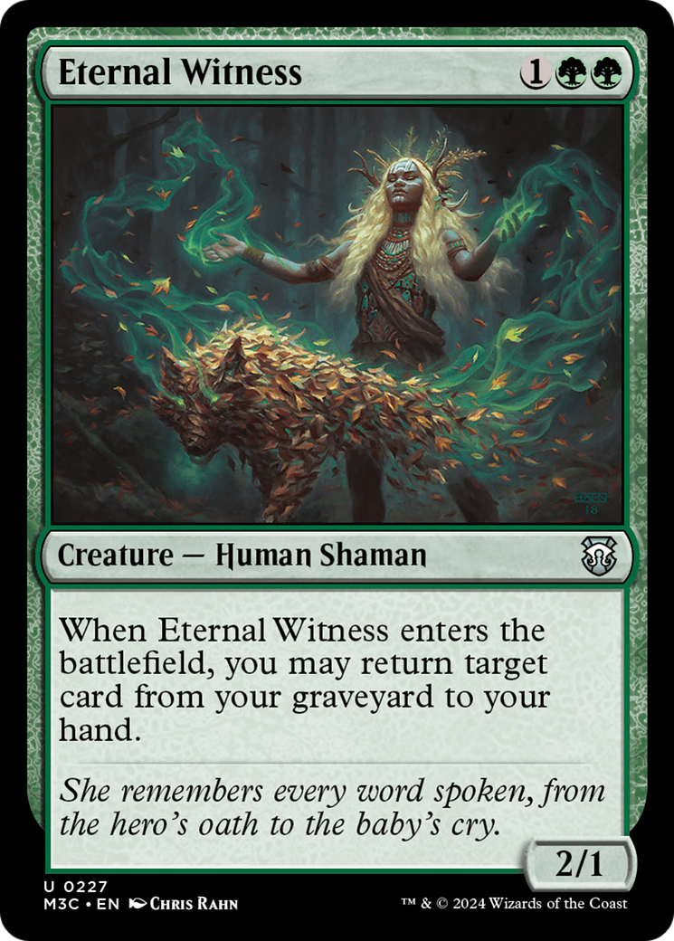 Eternal Witness (M3C-227) - Modern Horizons 3 Commander - Game Nerdz