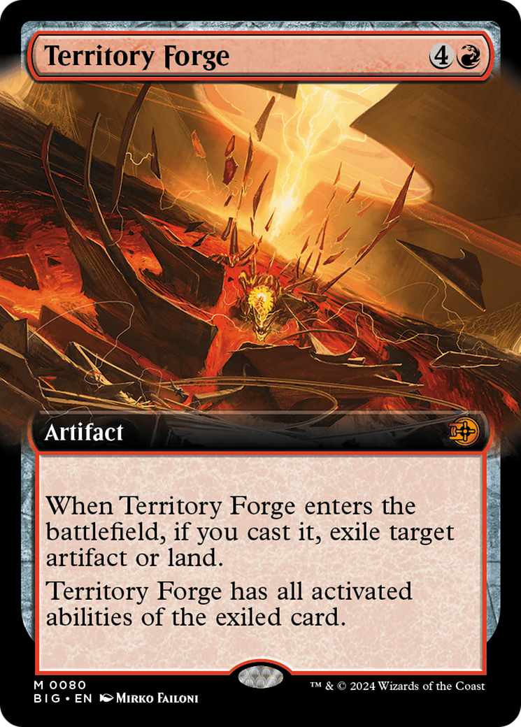 Territory Forge (BIG-080) - The Big Score: (Extended Art) Foil - Game Nerdz Territory Forge (BIG-080) - The Big Score: (Extended Art) Foil - Game Nerdz