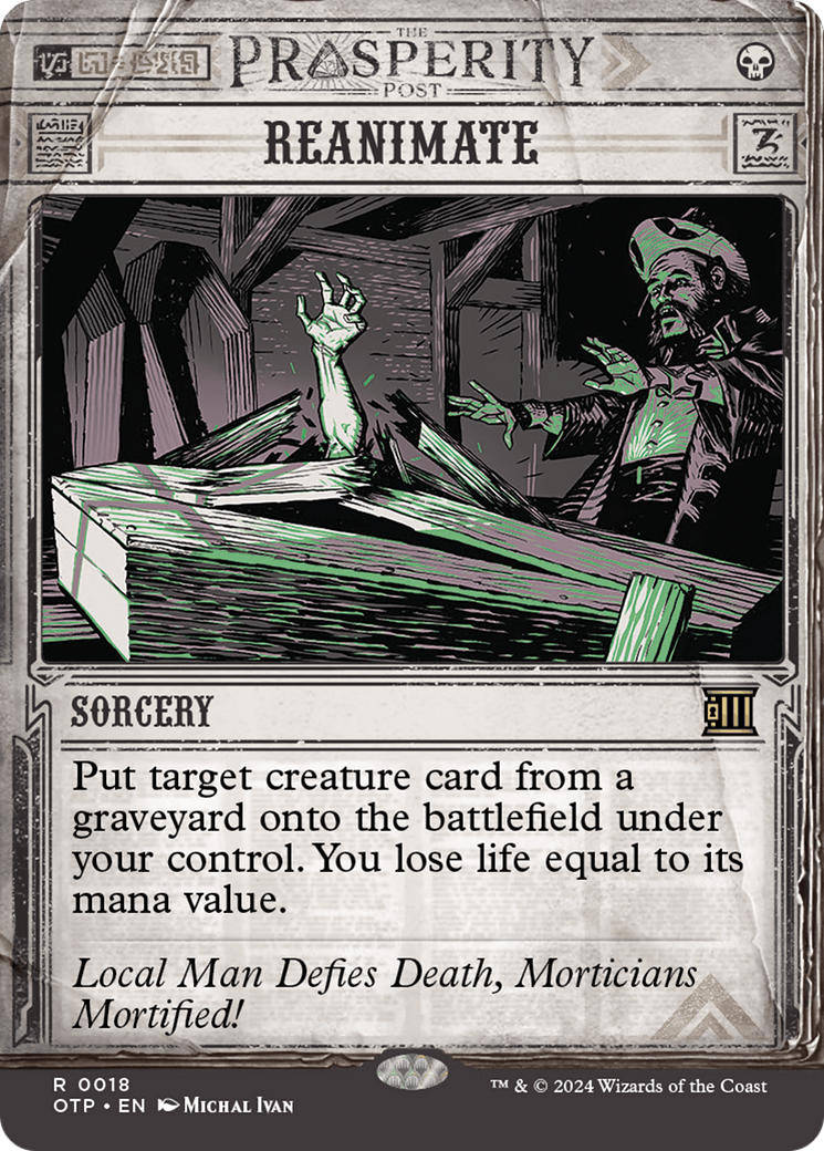 Reanimate (OTP-018) - Breaking News: (Showcase) (Borderless) - Game Nerdz Reanimate (OTP-018) - Breaking News: (Showcase) (Borderless) - Game Nerdz