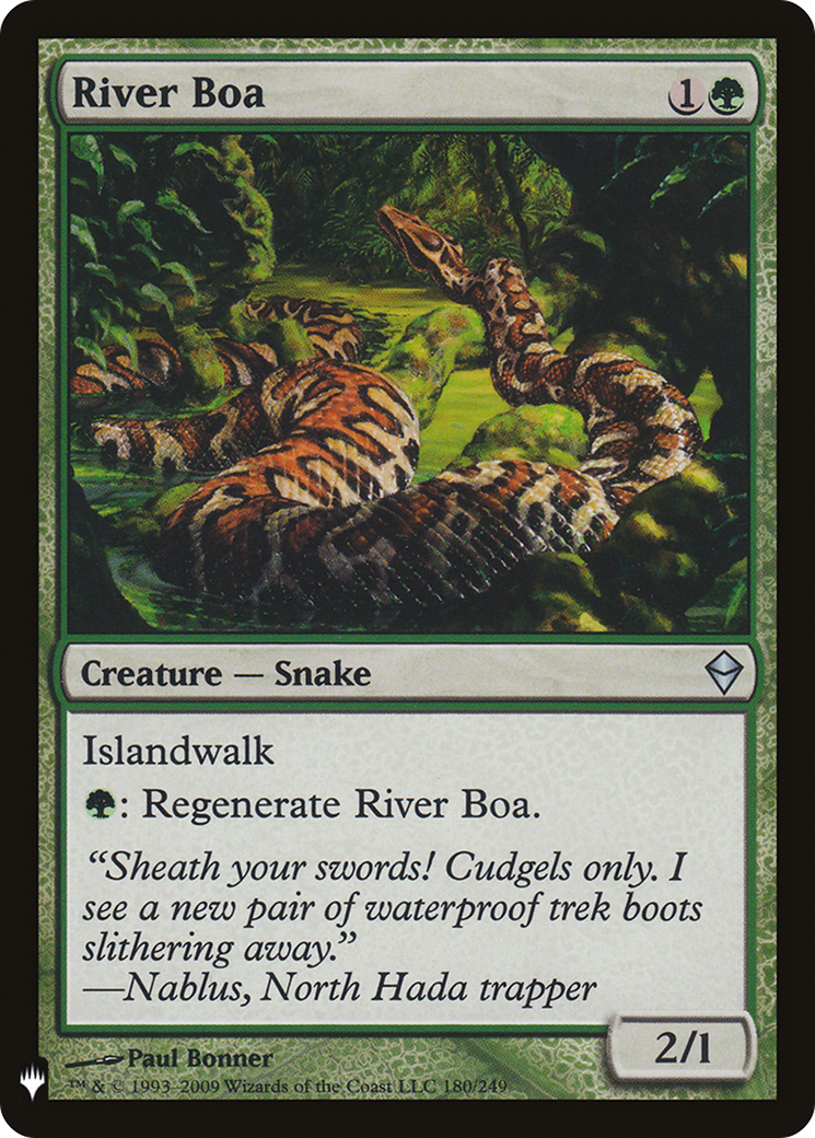 River Boa (LIST-ZEN-180) - The List - Game Nerdz