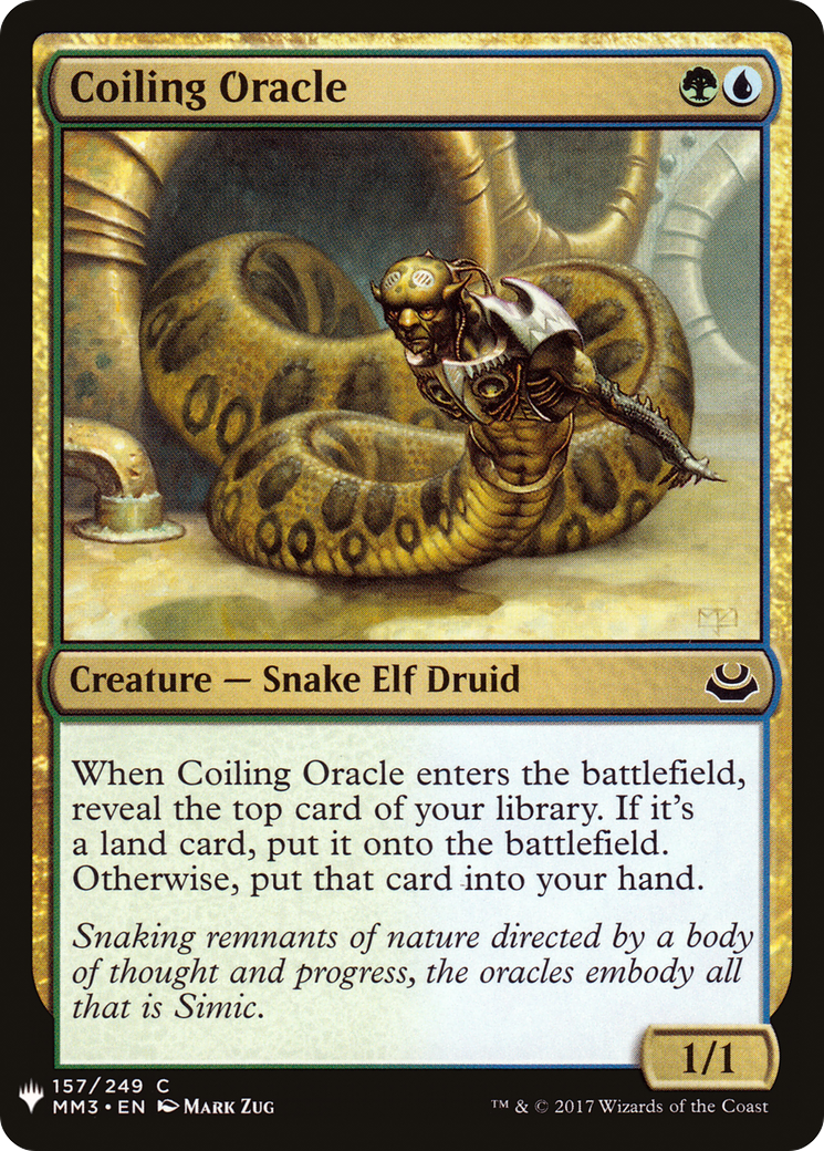 mtg snake cards Snake Token (1/1 - Deathtouch) by David Martin main image 0