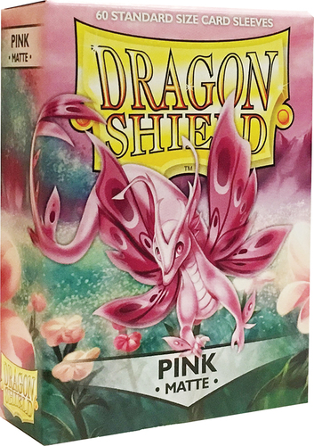 Dragon Shield Matte Pink Standard Size Card Sleeves (60ct) Dragon Shield Matte Pink Standard Size Card Sleeves (60ct)