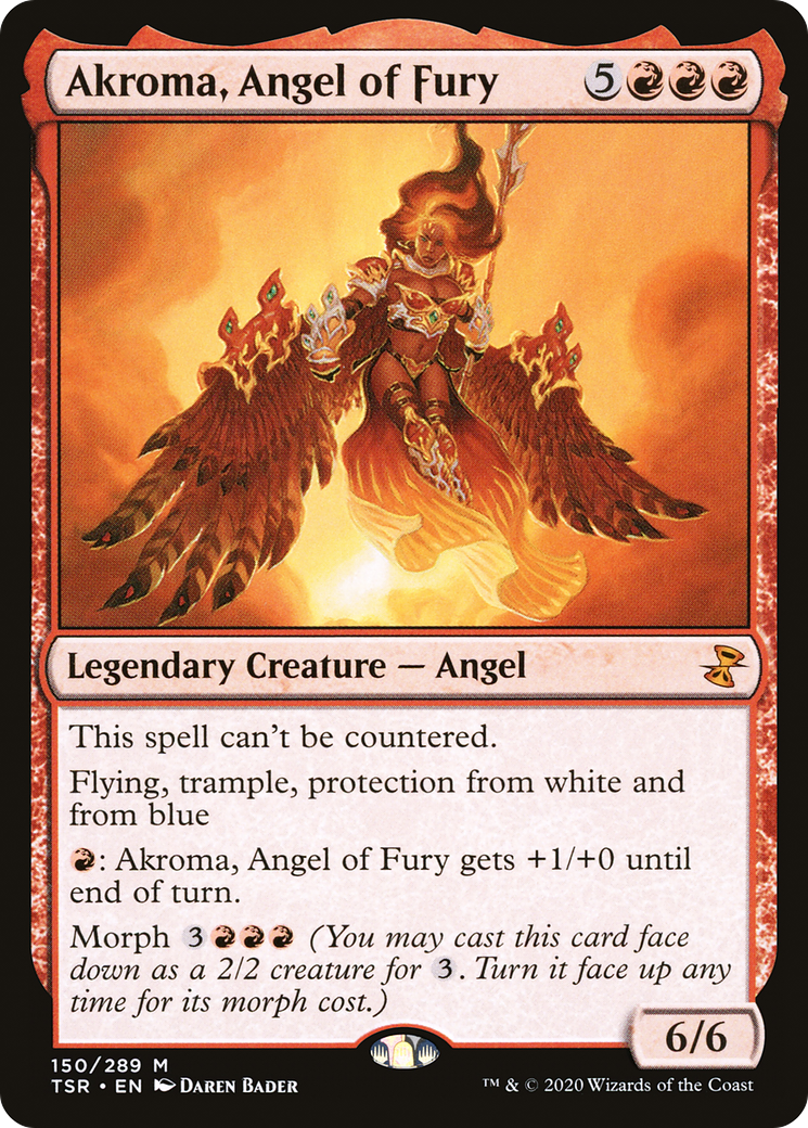 Akroma, Angel of Fury (TSR-150) - Time Spiral Remastered - Game Nerdz Akroma, Angel of Fury (TSR-150) - Time Spiral Remastered - Game Nerdz
