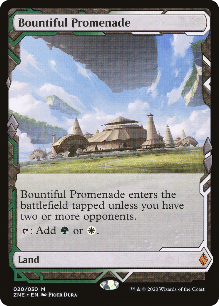 Bountiful Promenade (ZNE-020) - Zendikar Rising Expeditions Foil - Game Nerdz Bountiful Promenade (ZNE-020) - Zendikar Rising Expeditions Foil - Game Nerdz