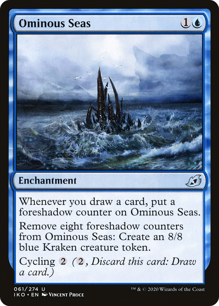 Ominous Seas (IKO-061) - Ikoria: Lair of Behemoths Foil Ominous Seas (IKO-061) - Ikoria: Lair of Behemoths Foil