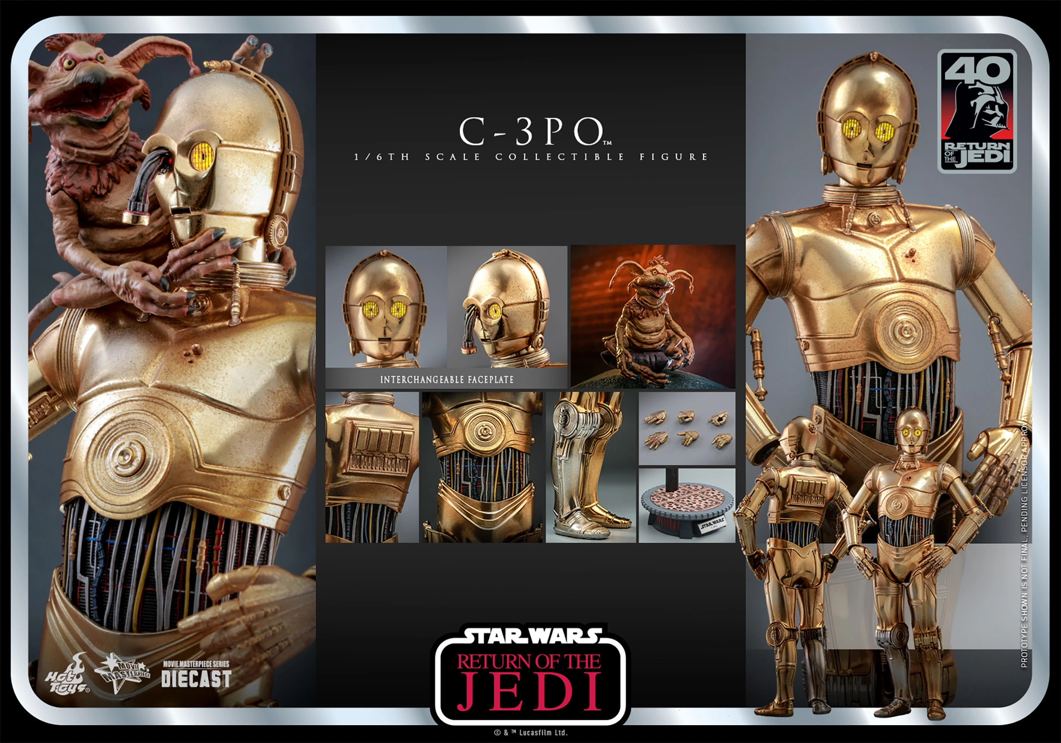 Star Wars: Return of The Jedi - C-3PO - 1/6th Scale