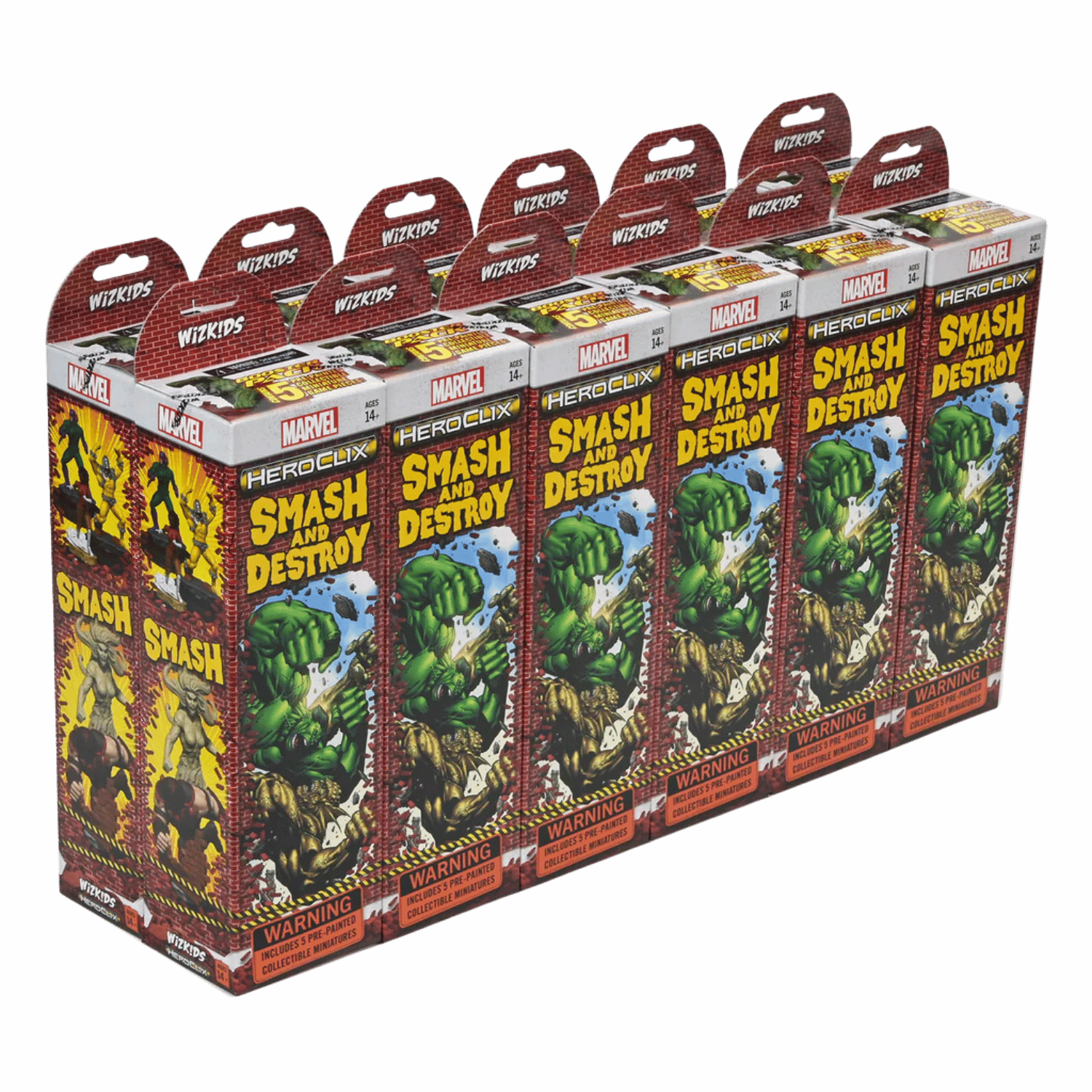 Marvel HeroClix: Smash and Destroy - Booster Brick (12) - Game Nerdz