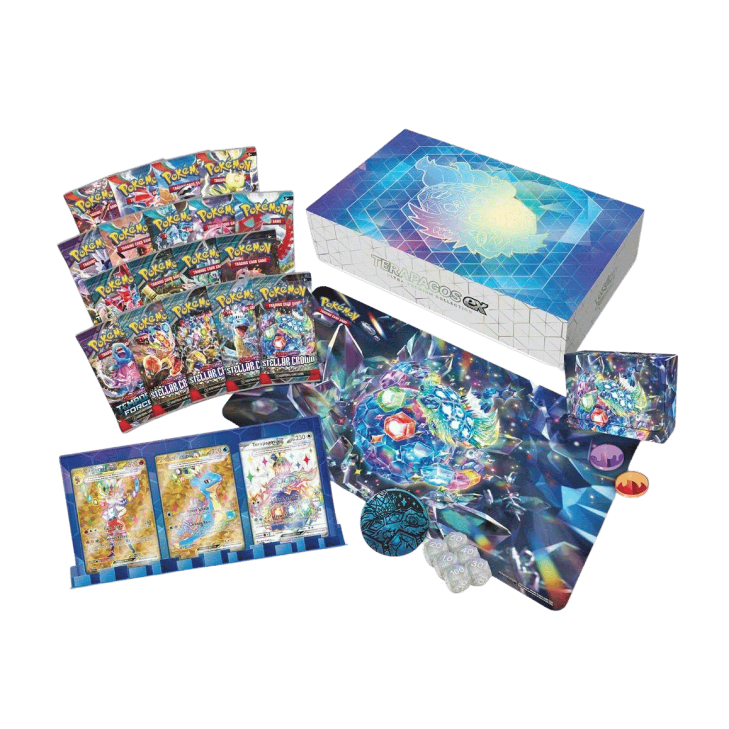 値引き不可 Pokemon GO Premium Collection Pokemon: Terapagos ex - Ultra-Premium Collection - Game Nerdz