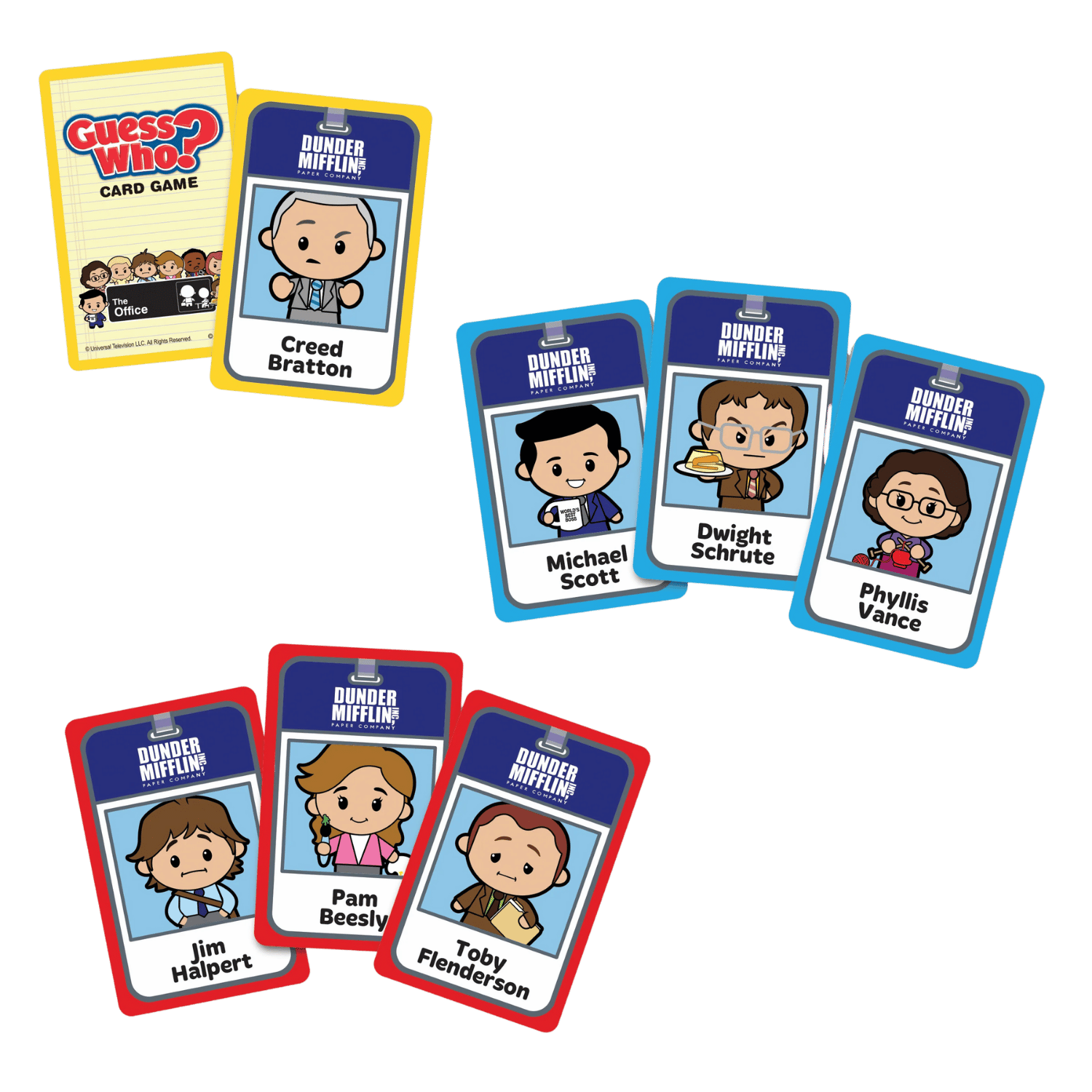 Guess Who: The Office Game Nerdz