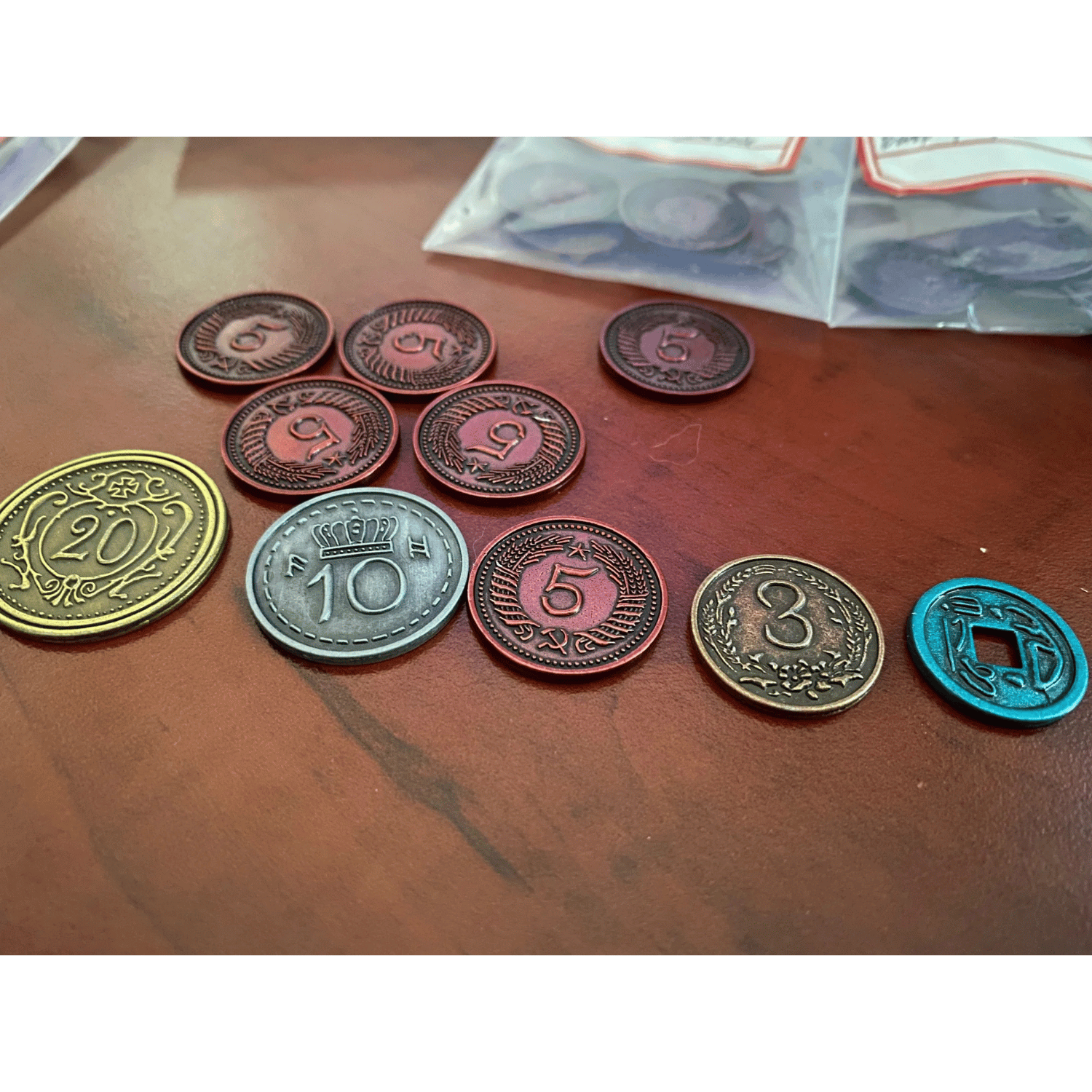 Scythe/Expeditions: Metal Coins (80ct) - Game Nerdz