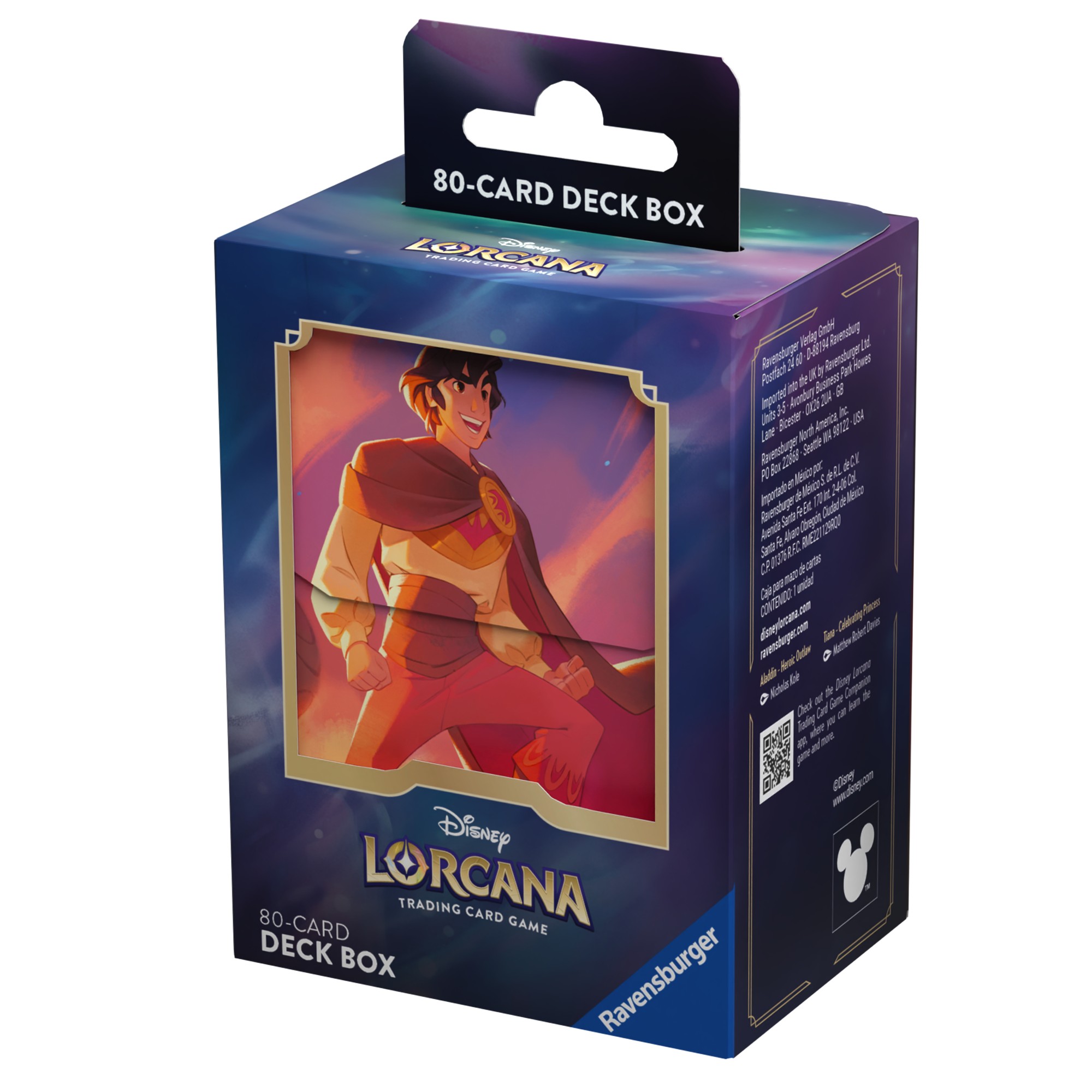 Disney Lorcana TCG: Shimmering Skies - Aladdin- Deck Box - Game Nerdz
