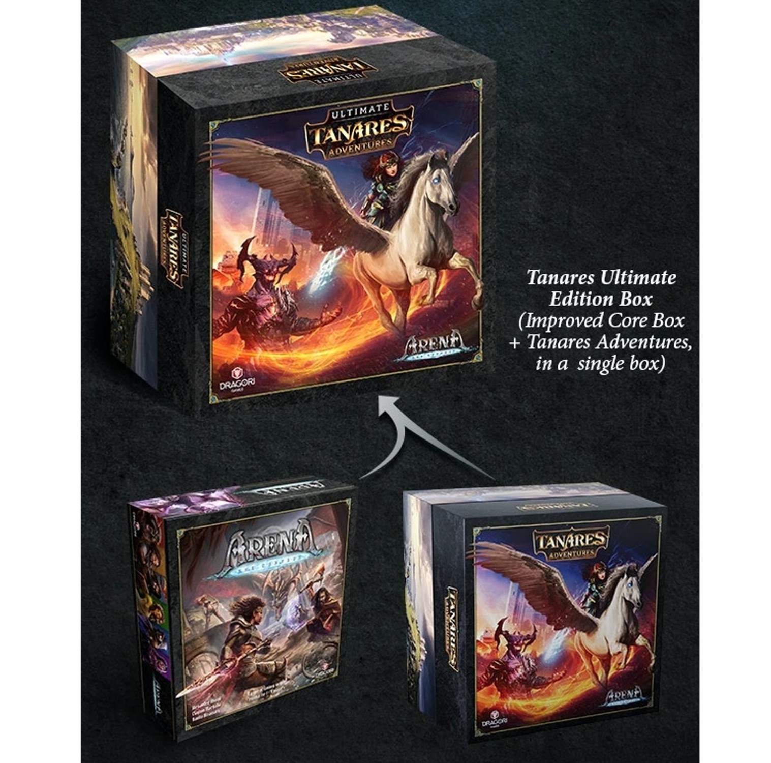 Arena: The Contest/Tanares Adventures: Ultimate Edition Box Pledge