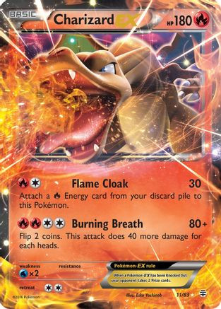 Charizard-EX 11/83 - Generations Holofoil (MP) - Game Nerdz