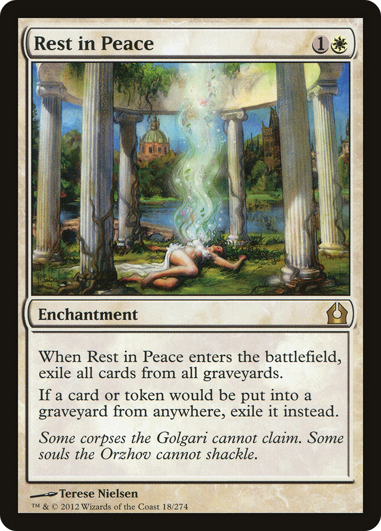 mtg return to ravnica card list Rest in Peace (RTR-018) - Return to Ravnica