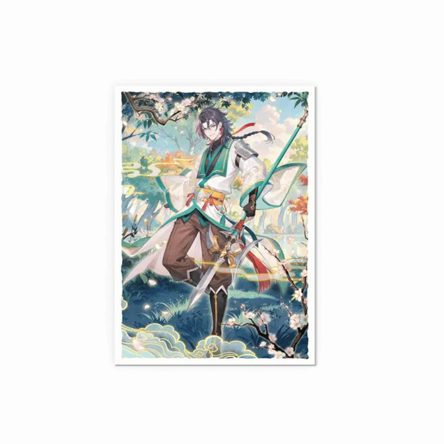 Dragon Shield: Grand Archive "Jin, Fate Defiant" - Matte Card Sleeves  (100ct) - Game Nerdz