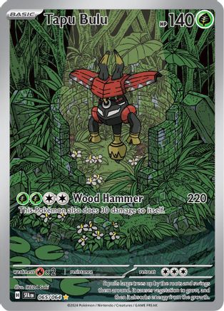 Tapu Bulu 65 - SV Shrouded Fable Holofoil - Game Nerdz