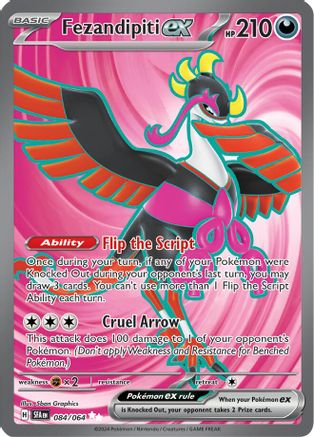 Fezandipiti ex 84 - SV Shrouded Fable Holofoil - Game Nerdz