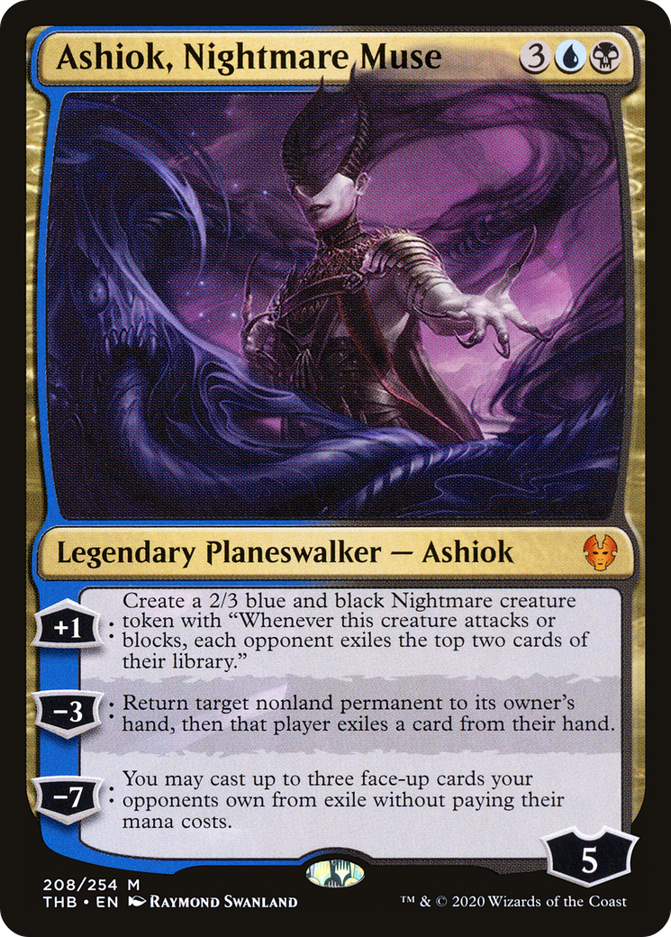 Ashiok, Nightmare Muse (THB-208) - Theros Beyond Death Foil - Game Nerdz Ashiok, Nightmare Muse (THB-208) - Theros Beyond Death Foil - Game Nerdz