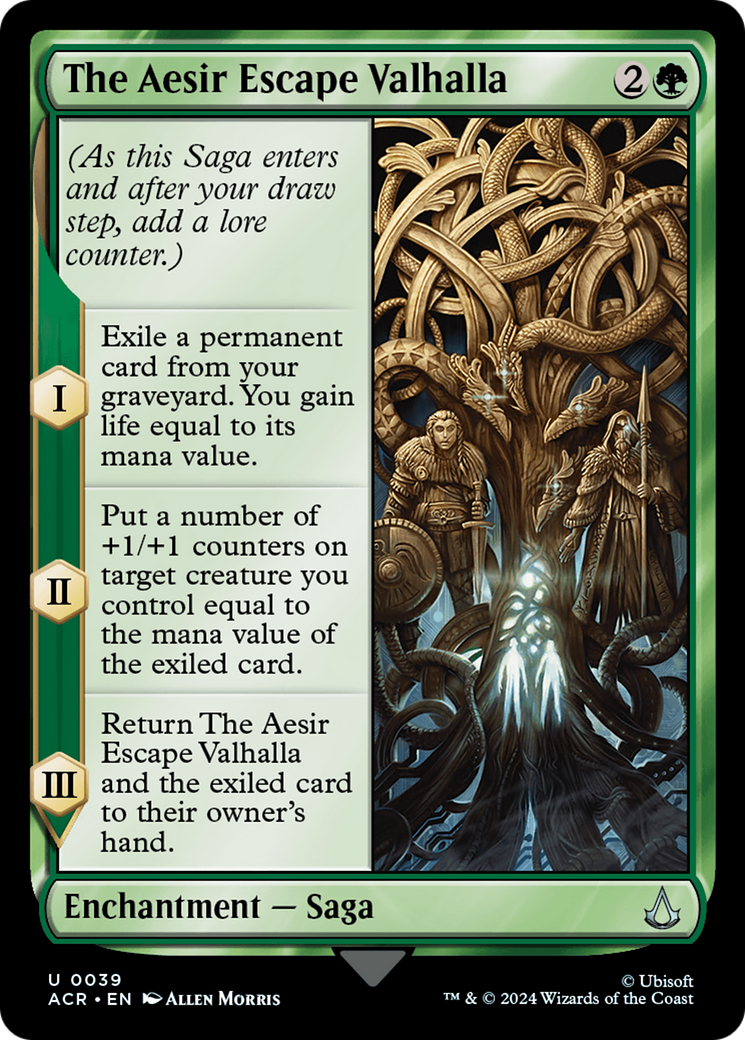 The Aesir Escape Valhalla (ACR-039) - Assassin's Creed Foil - Game Nerdz