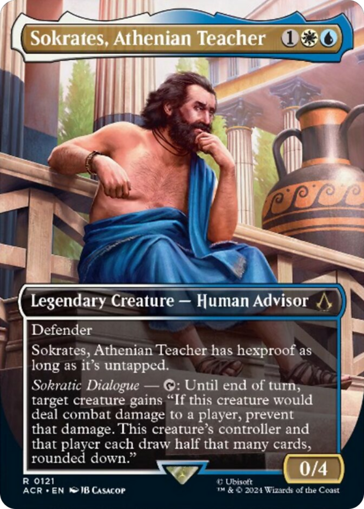 Sokrates, Athenian Teacher (ACR-121) - Assassin's Creed (Borderless) Foil -  Game Nerdz