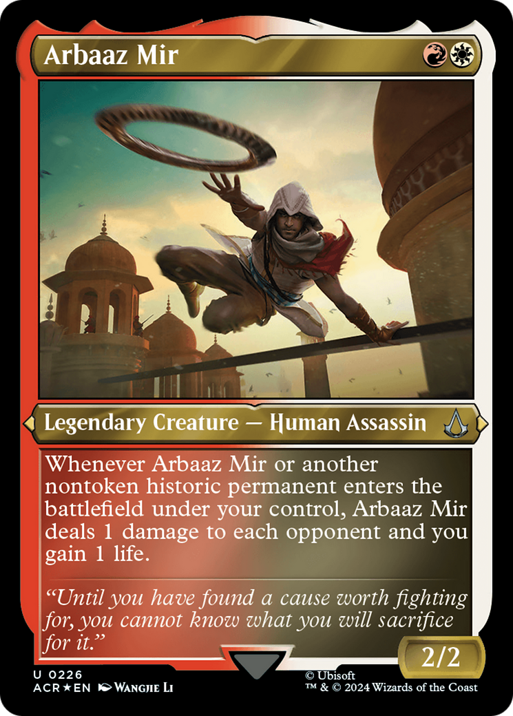 Arbaaz Mir (ACR-226) - Assassin's Creed Etched Foil - Game Nerdz Arbaaz Mir (ACR-226) - Assassin's Creed Etched Foil - Game Nerdz