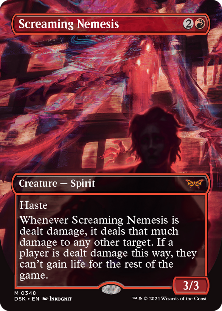 house of horrors mtg card list Screaming Nemesis (DSK-348)