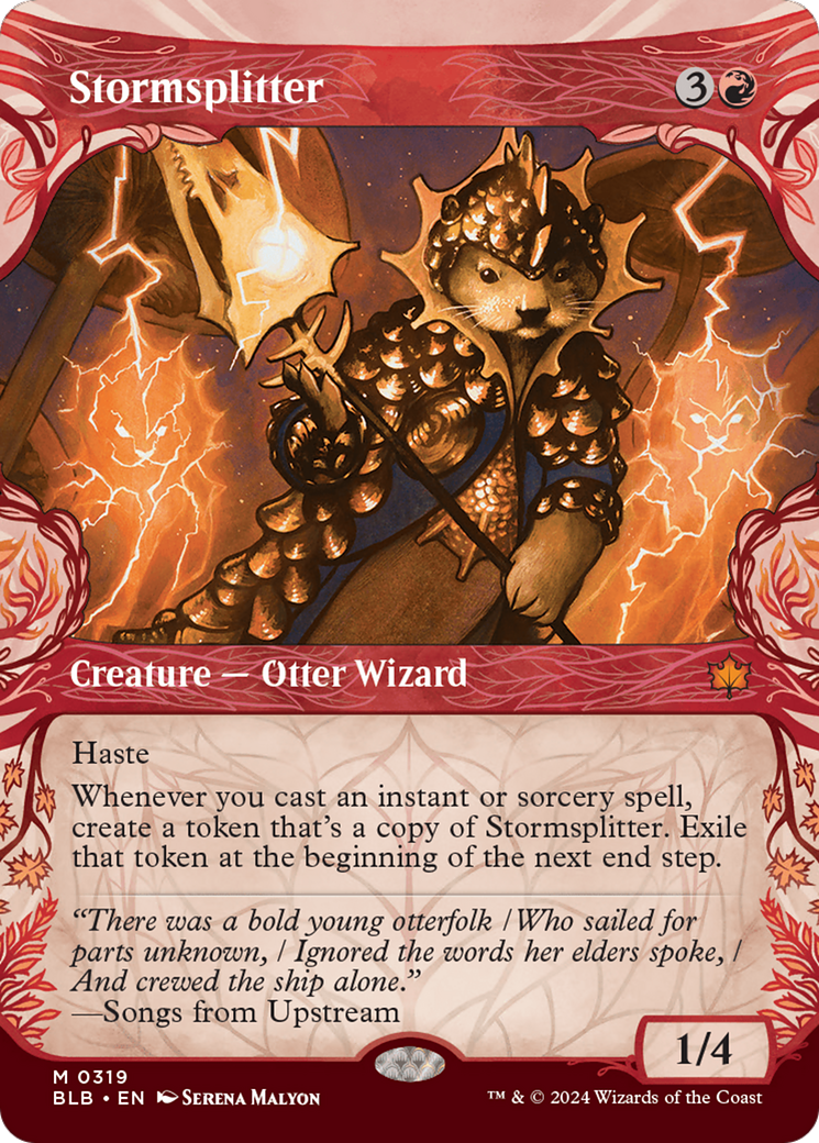 mtg bloomburrow otter cards Stormsplitter [Bloomburrow] Bloomburrow Otter Token Creature  Otter Prowess (Whenever you cast a noncreature spell The Best Otters In MTG