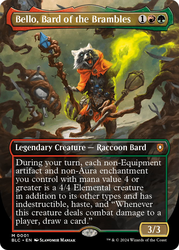 茨の吟遊詩人、ベロ/Bello, Bard of the Brambles Bello, Bard of the Brambles (BLC-001) - Bloomburrow Commander