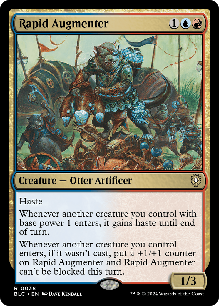 Rapid Augmenter (BLC-038) - Bloomburrow Commander - Game Nerdz
