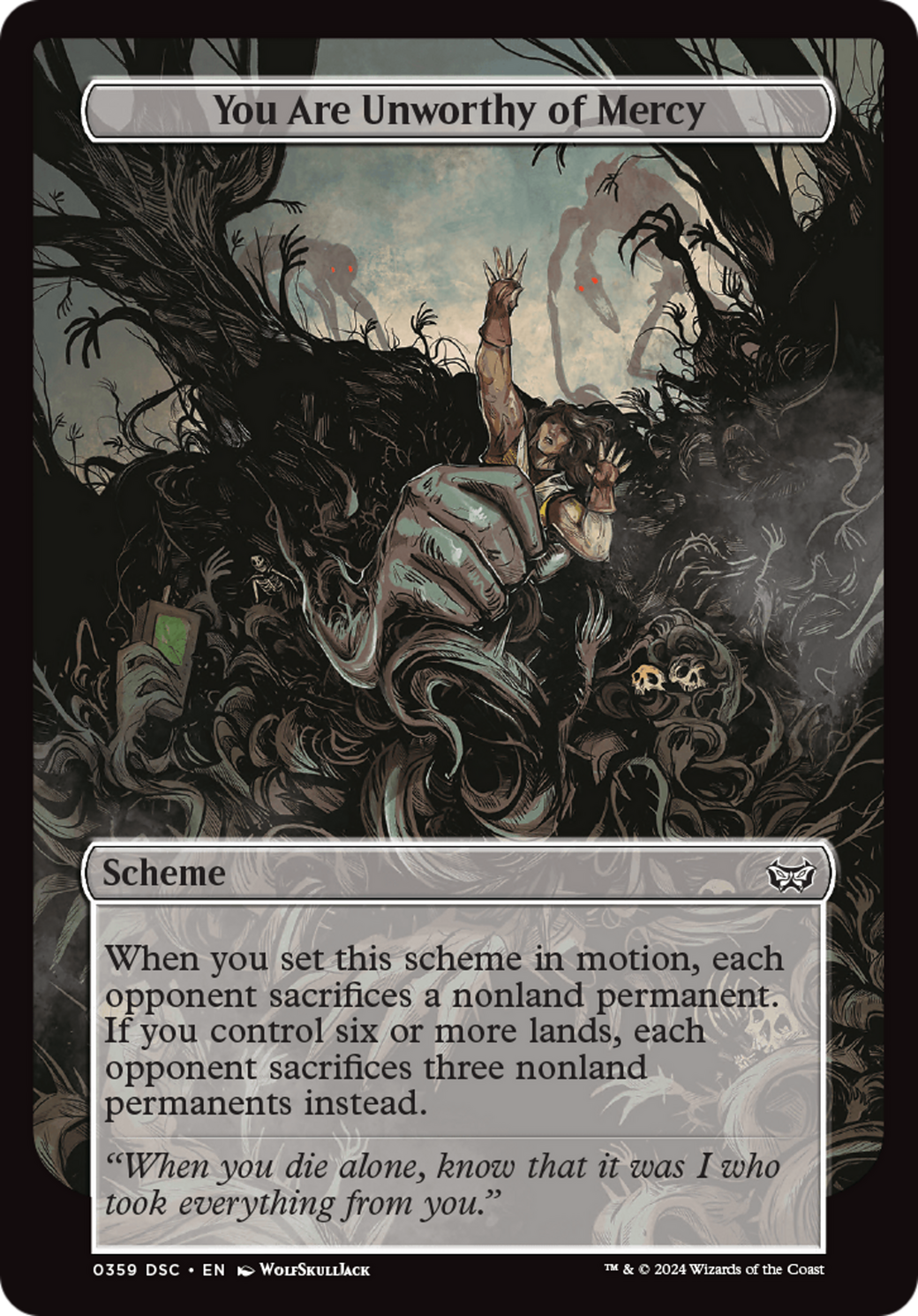 scheme card mtg Your Inescapable Doom (Schemes) [Promotional Schemes] main image 1