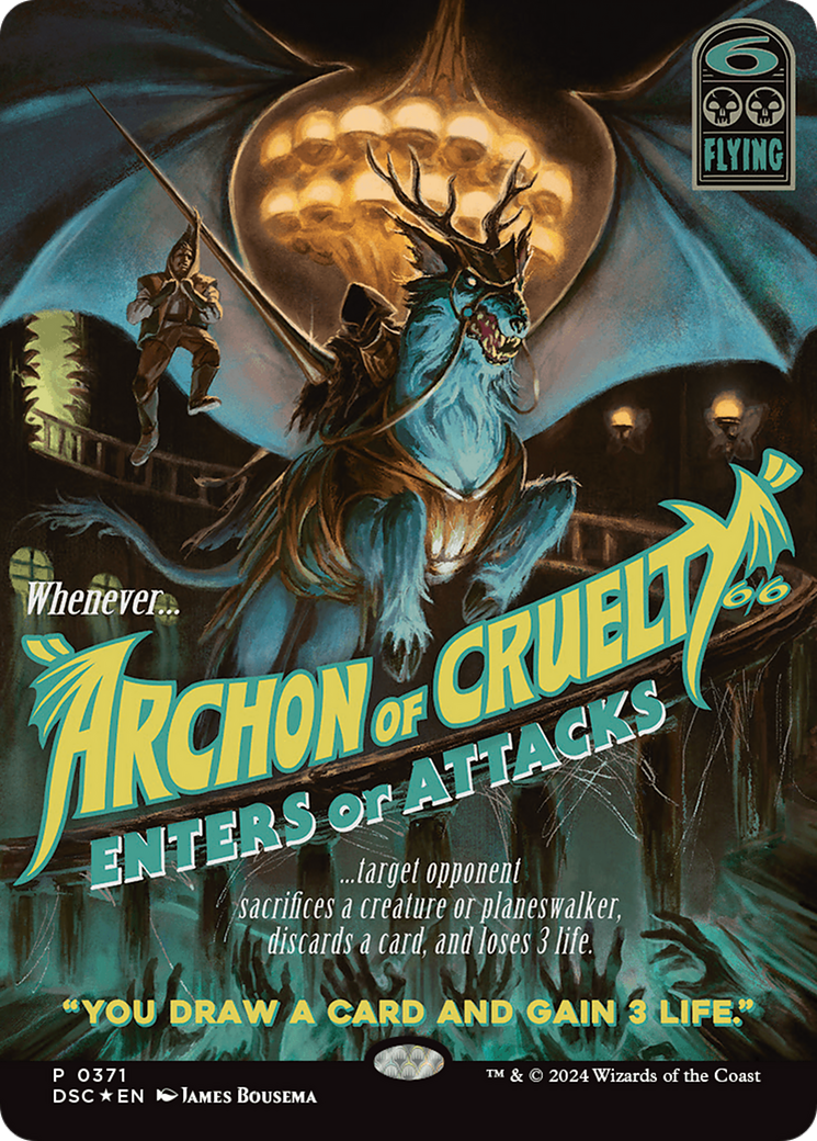 Archon of Cruelty (DSC-371) - Duskmourn: House of Horror Commander