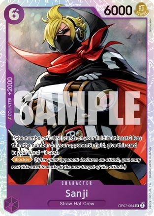Sanji (OP07-064) 500 Years in the Future Foil - Game Nerdz