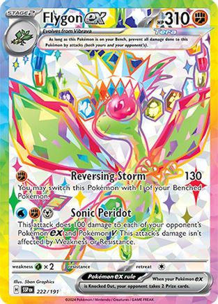 Flygon ex 222 - SV08 Surging Sparks Holofoil - Game Nerdz